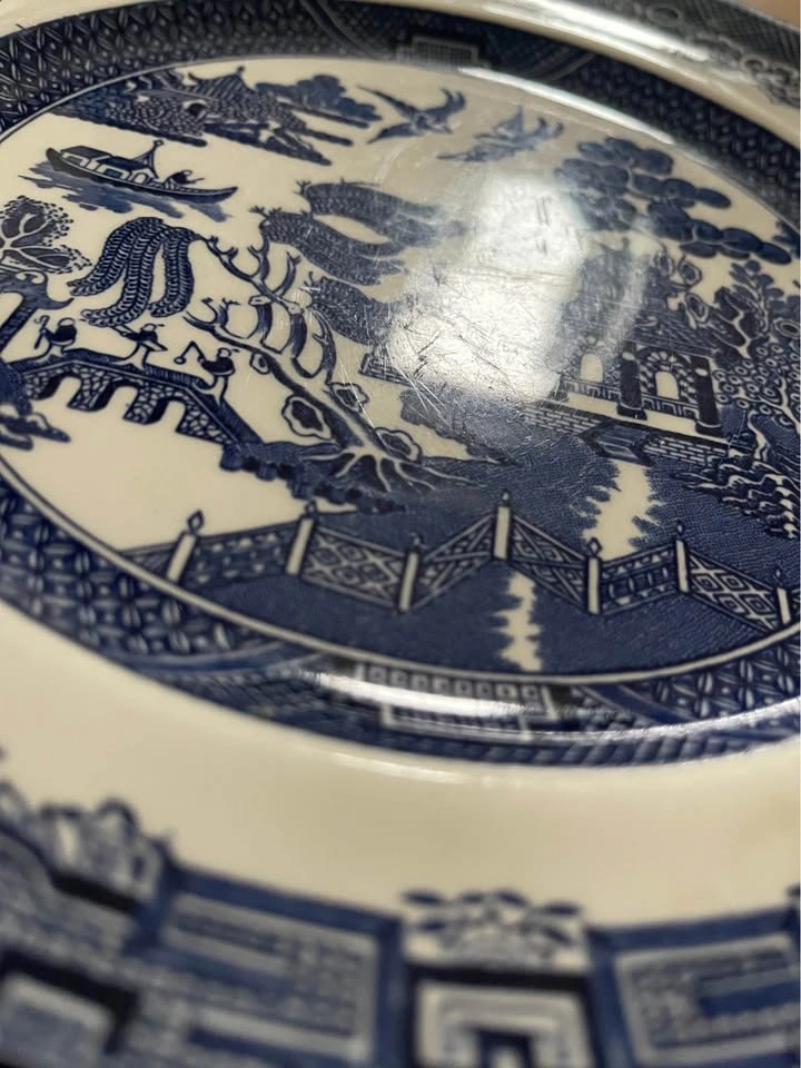 Johnson Brothers Willow Blue Dinner Plate - photo 3