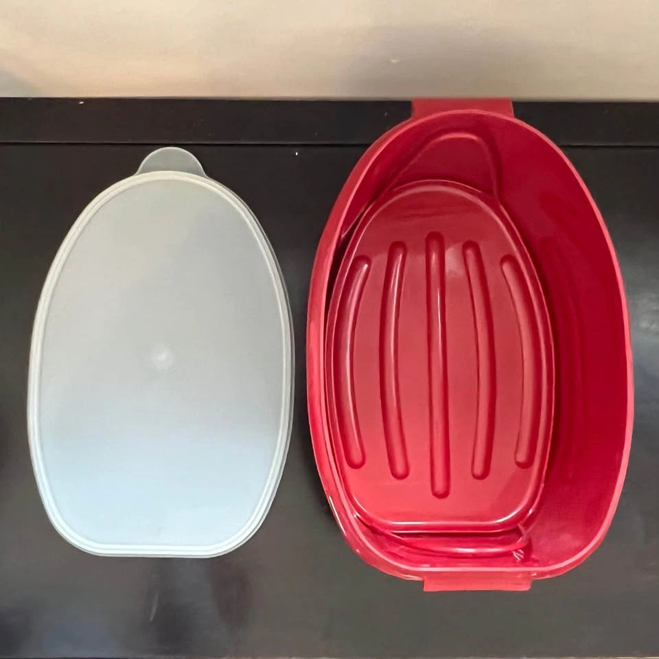 VTG TUPPERWARE 3-Pc Roast Keeper with Removable Insert - photo 4