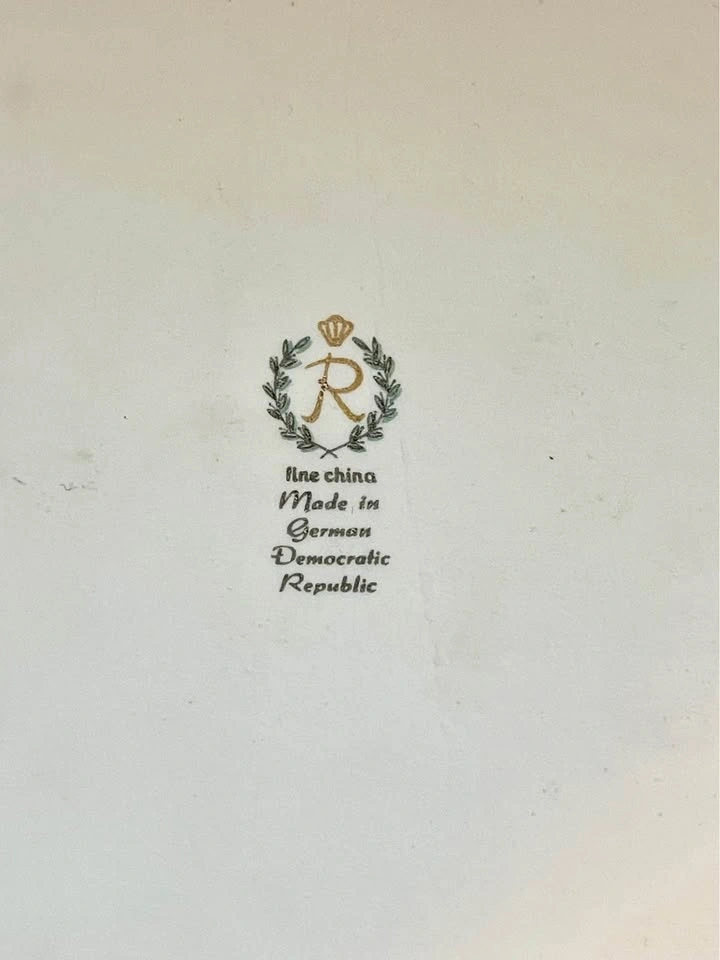Reichenbach Fine China Floral Tray - Made in GDR - photo 3