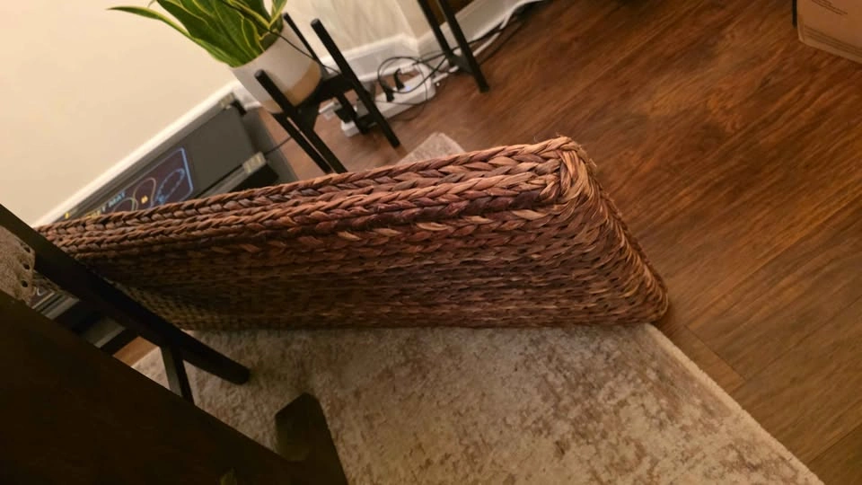 Wicker Storage Bench - photo 4