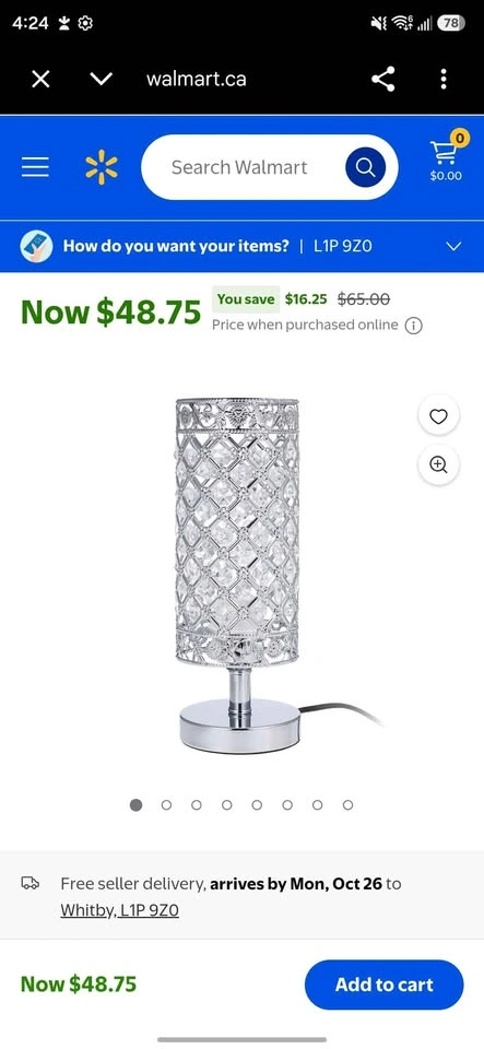 Tomshine Crystal Table Lamp - photo 5