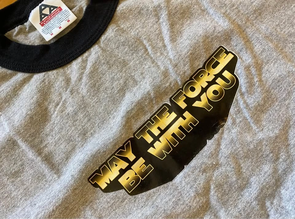 Star Wars “May The Force Be With You” Medium T Shirt - photo 2