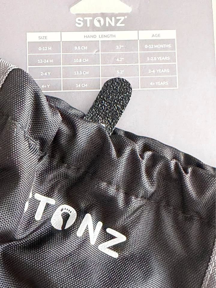 Stonz Advanced Youth Mittens 2-4 Years Black/Grey (NEW) - photo 3