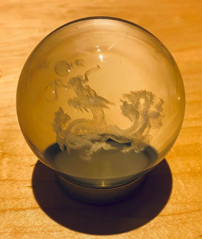 Dragon Floating in Glass Ball - photo 2