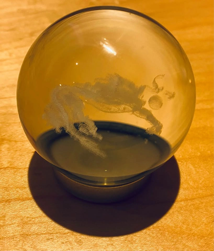 Dragon Floating in Glass Ball - photo 3