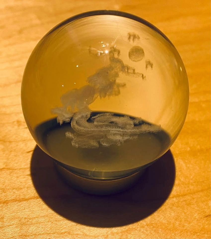 Dragon Floating in Glass Ball - photo 4