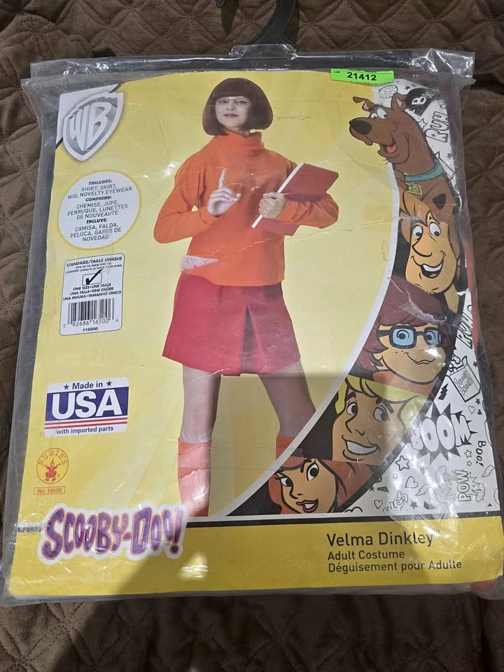 Rubie's Scooby-Doo Velma Dinkley Adult Halloween Costume