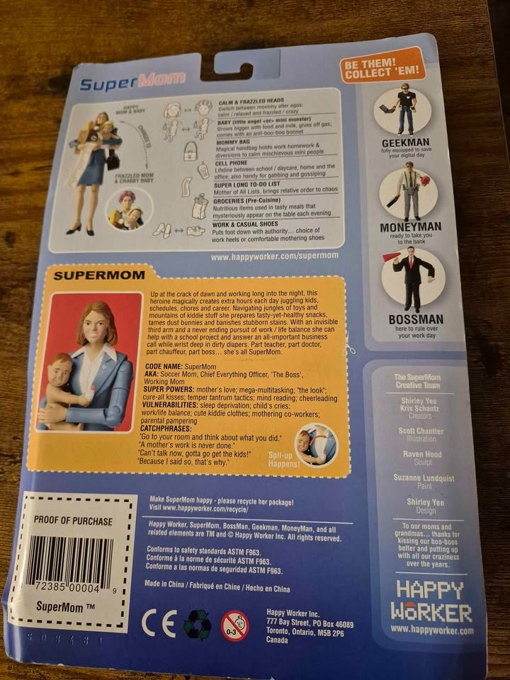 SuperMom Action Figure – Fully Poseable Collectible (New in Pack - photo 2