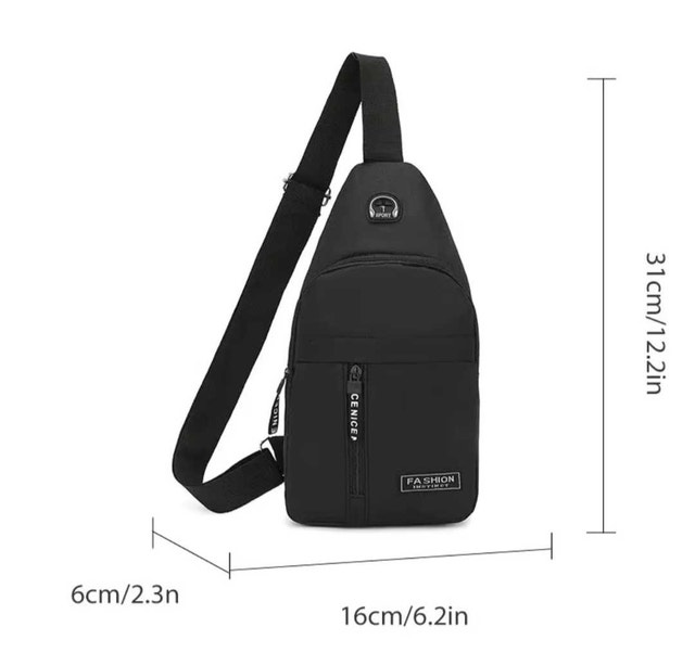 New crossbody bag non branded for travel