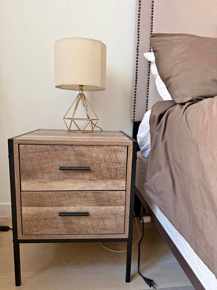 Wooden nightstand
