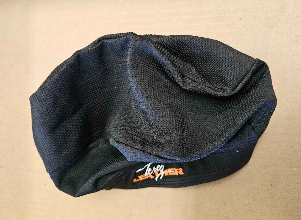 Terez Leather Black Breathable Mesh Helmet Liner Beanie - photo 2