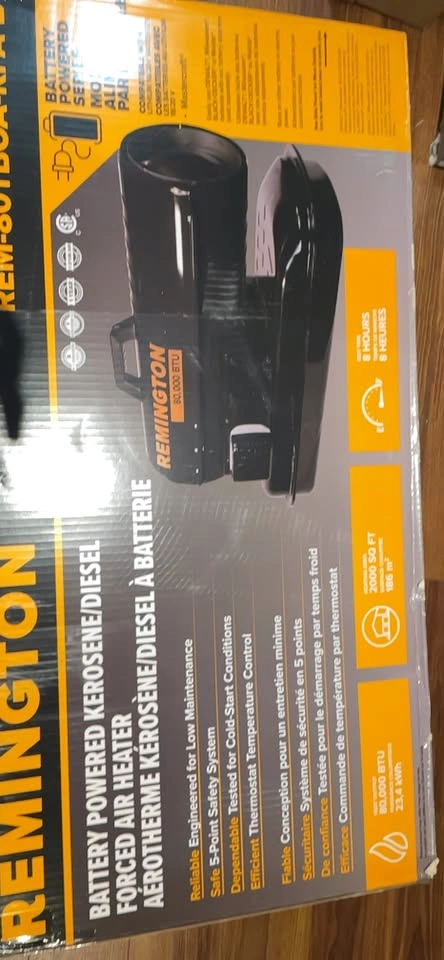 Remington REM-80TBOA-KFA-B Heater - photo 3
