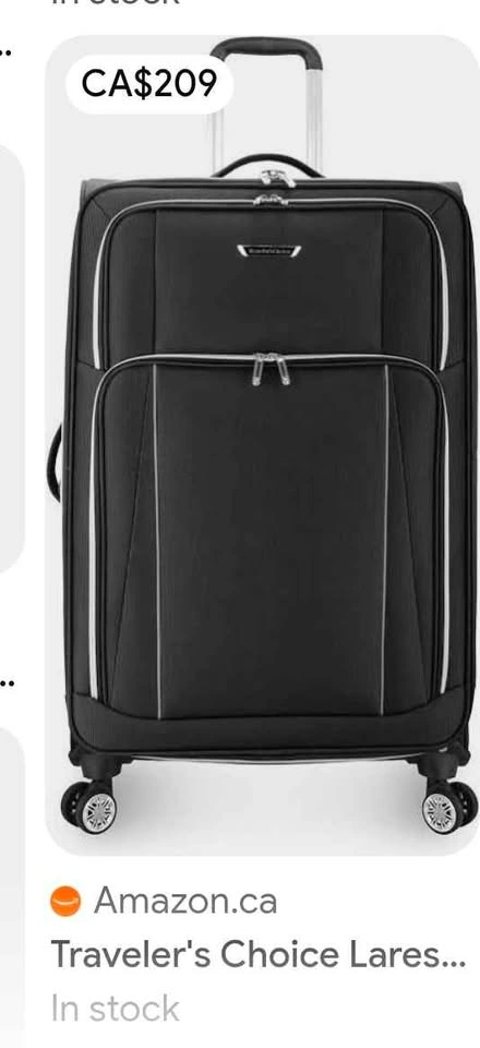 London Fog Flyzone Large Checked Softside Suitcase - photo 4