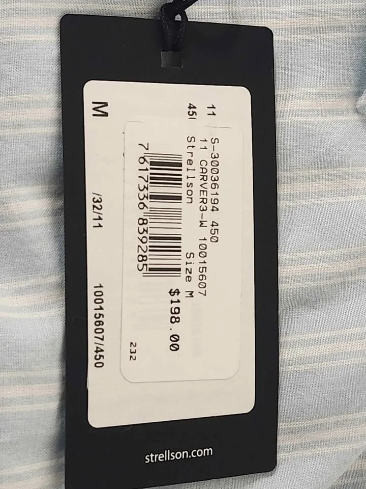 Strellson Casyn Shirt Light Blue Stripes M 🥕 image indicator(2)