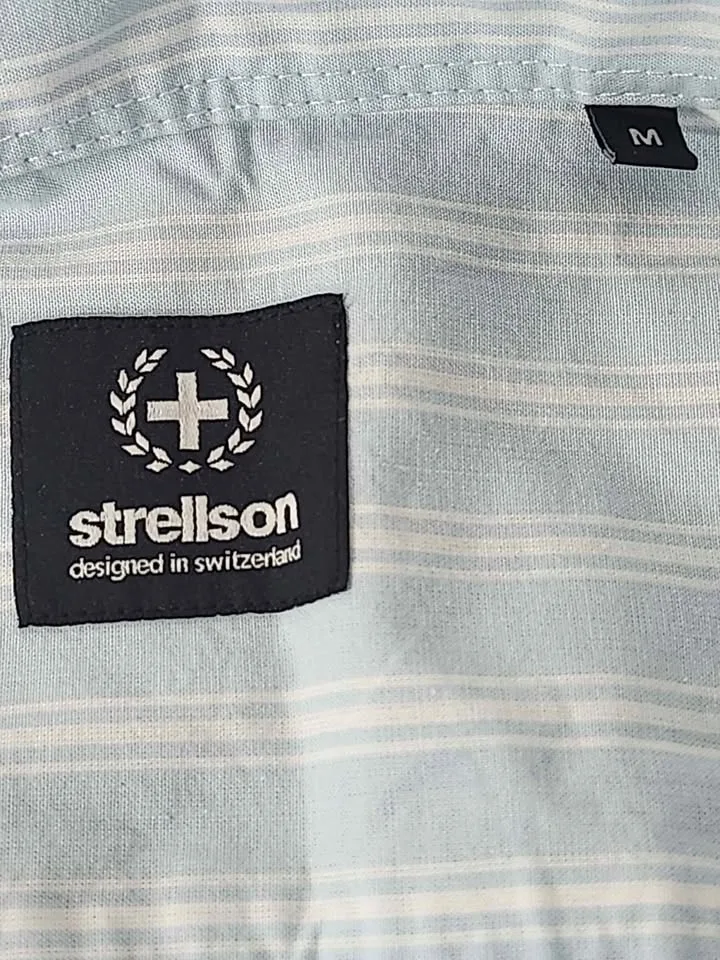 Strellson Casyn Shirt Light Blue Stripes M 🥕 image indicator(4)