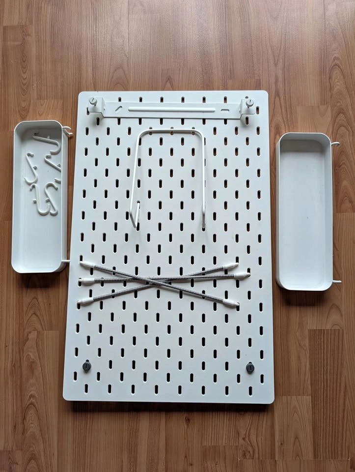 Ikea SKADIS pegboard + accessories