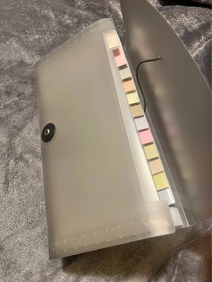 New 12-pocket Receipt Organizer