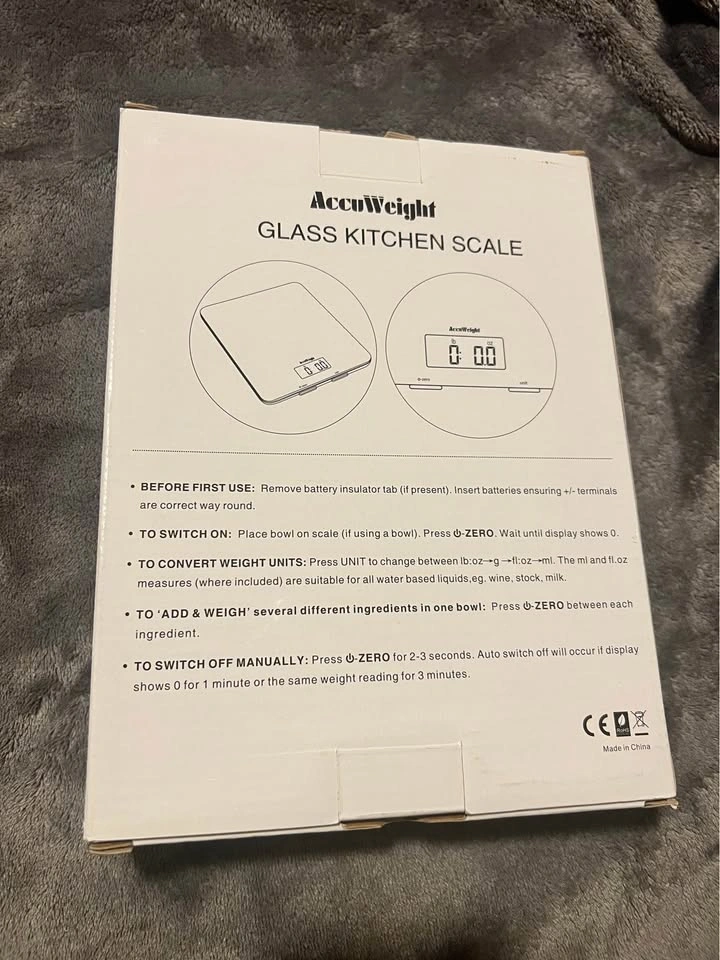 New Glass Kitchen Scale - photo 3