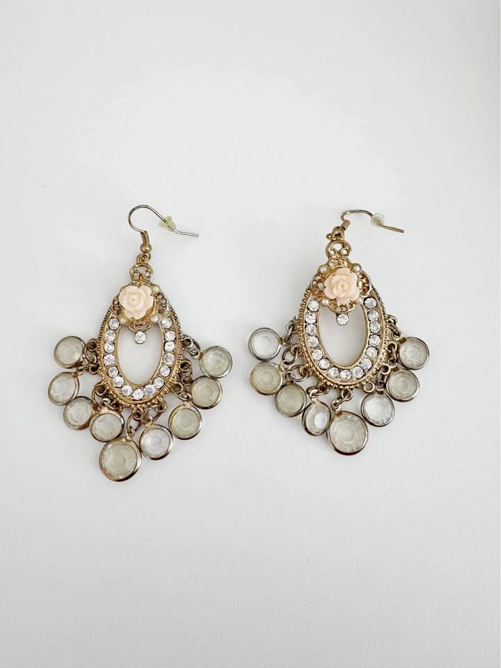 Flower Chandelier Earrings