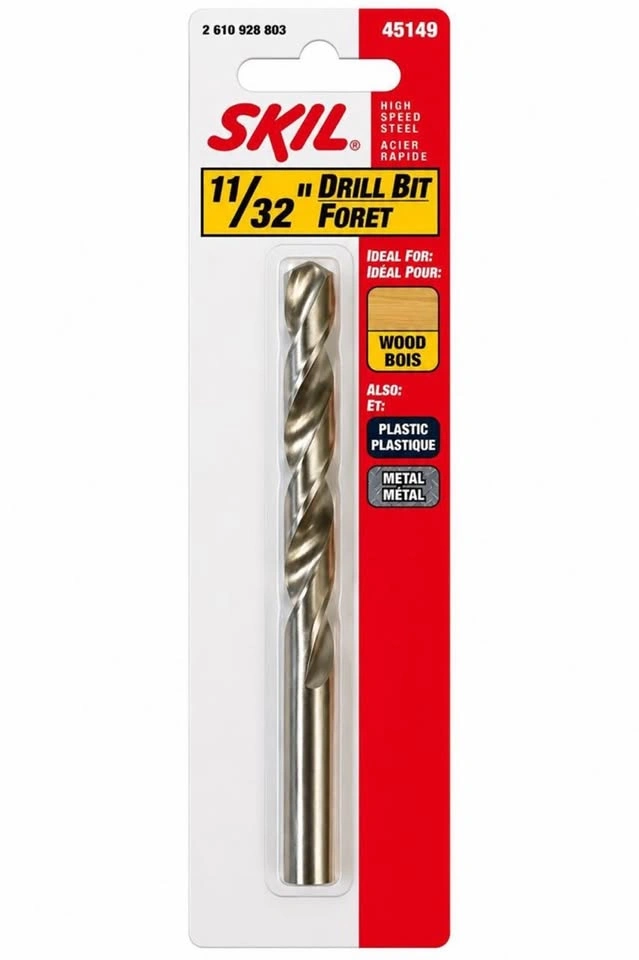 SKIL 11/32" High Speed Steel Drill Bit — 3 Packs for $10 - photo 2