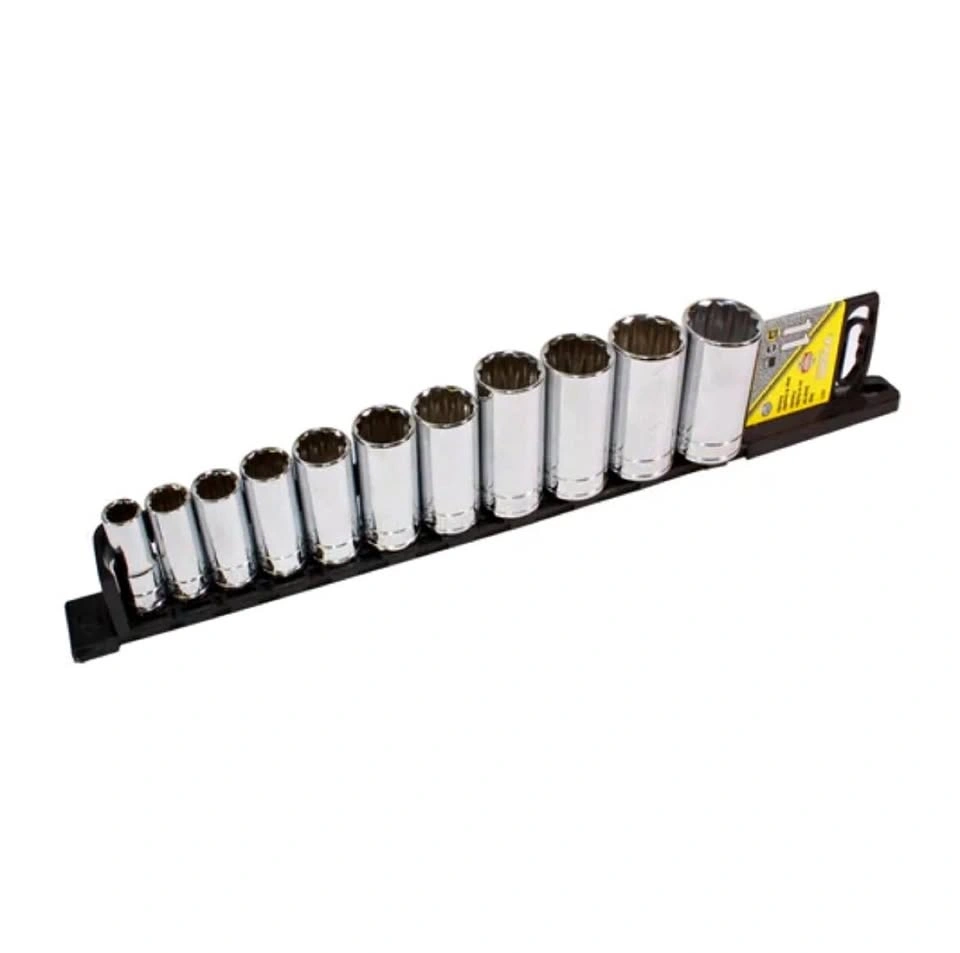 HUSKY Deep Socket Set 3/8" 12 PT — 11 Pieces