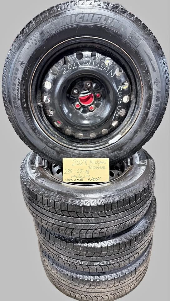 Michelin Latitude X-Ice 235/65R18 Winter Tires on Nissan Rogue R