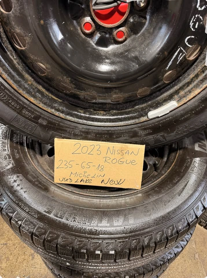 Michelin Latitude X-Ice 235/65R18 Winter Tires on Nissan Rogue R - photo 2