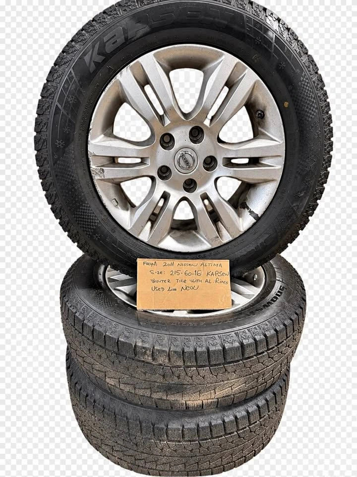 Kapsen Winter Tires 215/60R16 with Nissan Altima Rims