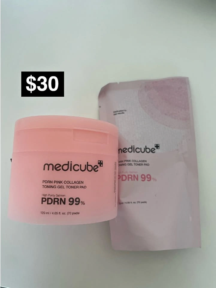 Medicube PDRN Pink Collagen Toning Gel Toner Pad
