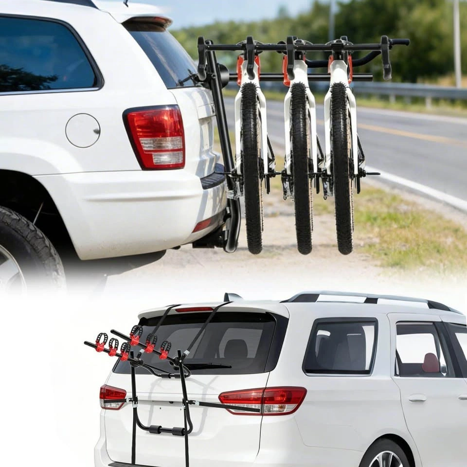 3-Bike Folding Trunk Bike Rack