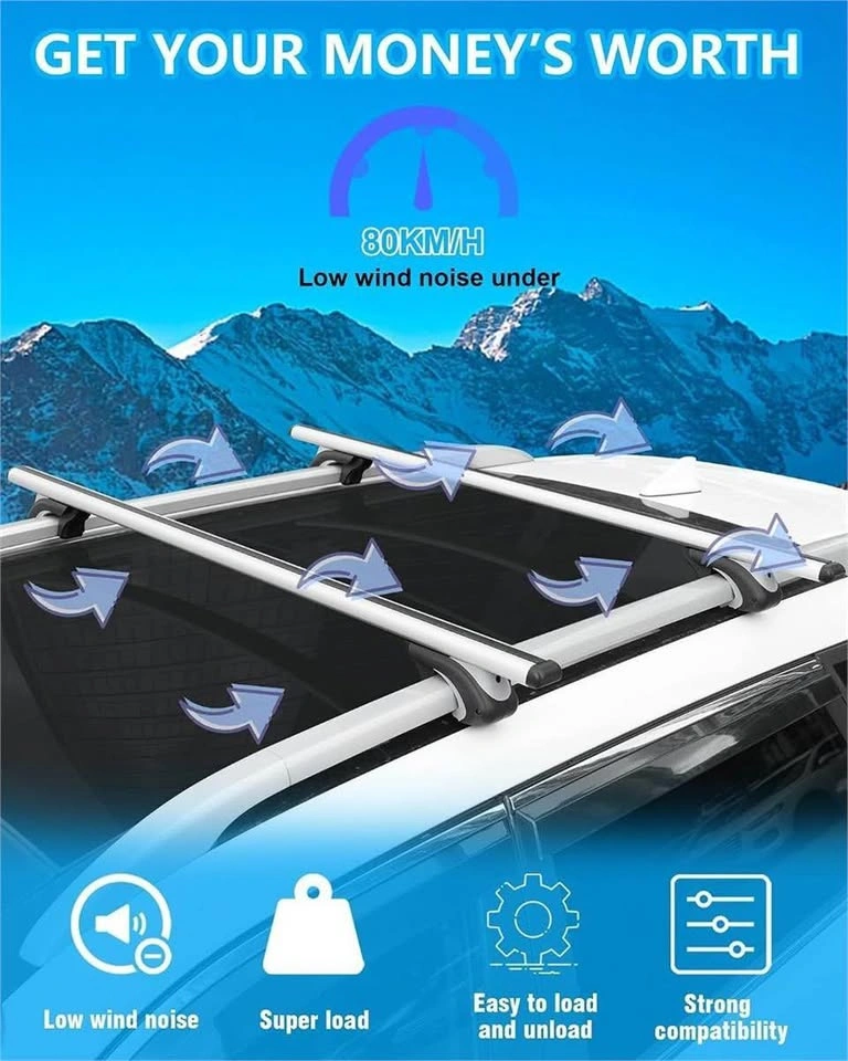 KOMSEPOR Universal Roof Rack Cross Bars - photo 4
