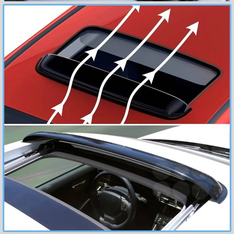 Universal Sunroof Moonroof Wind Deflector Visor - photo 2