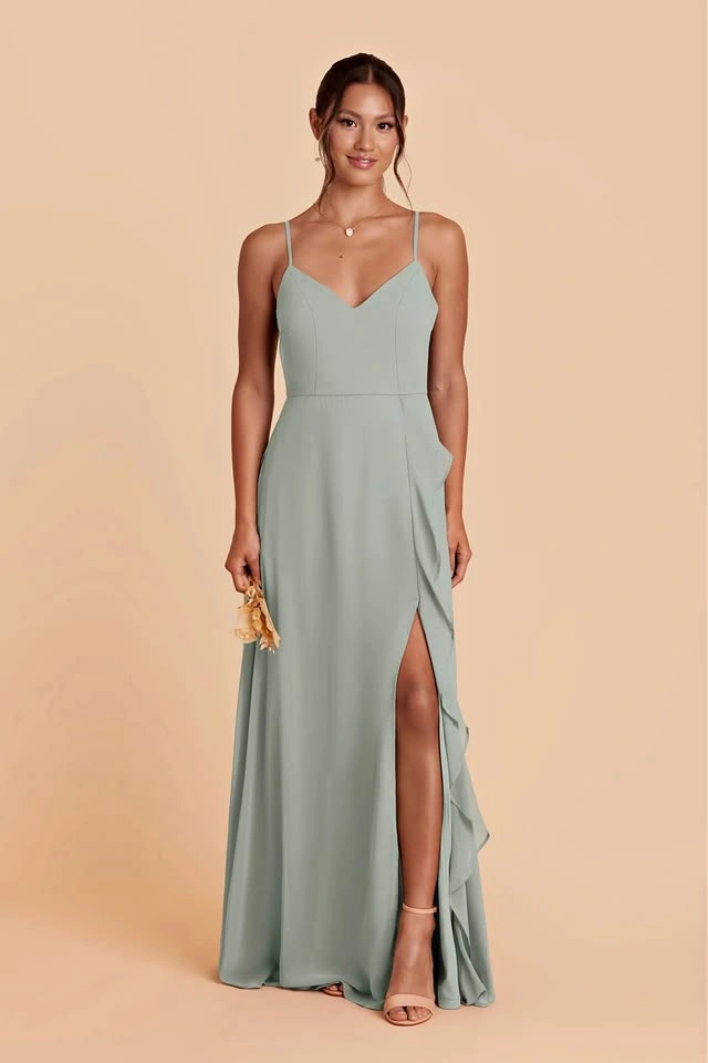 Birdy Grey Theresa Chiffon Dress in Sage
