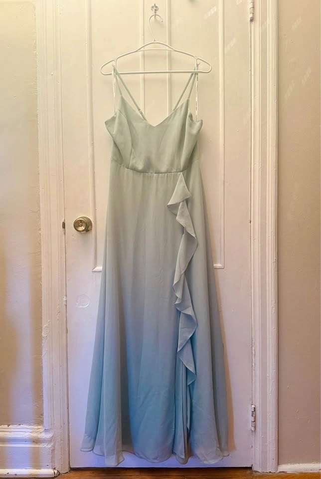 Birdy Grey Theresa Chiffon Dress in Sage - photo 2
