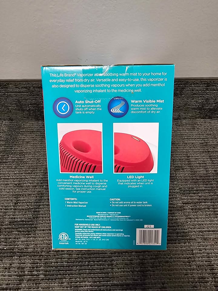 Life brand vicks warm steam - photo 3