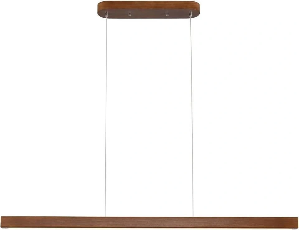 Modern Linear Wood LED Pendant Light - photo 5
