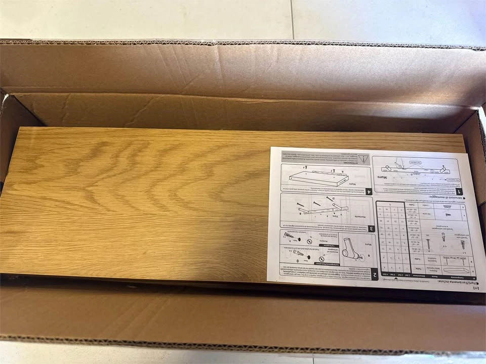 Floating Wood Wall Shelf with Invisible Bracket - photo 4