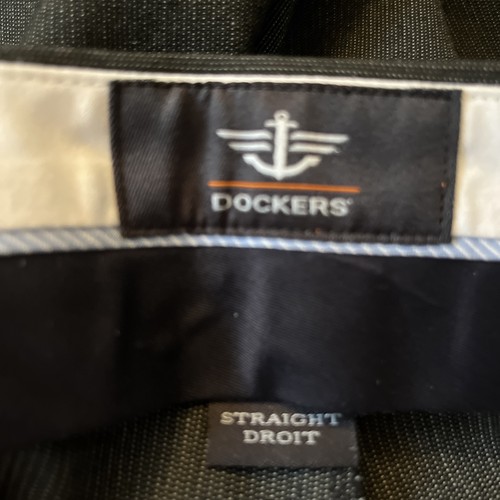 Dockers Straight Fit Twill Black Men's Pants 38x36 NWOT - photo 4