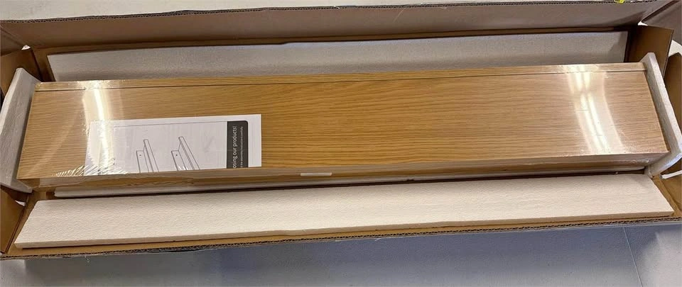 Set of 2 Wood Floating Shelves - photo 4