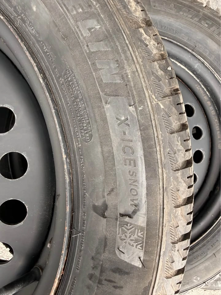 Michelin X-Ice Snow Winter Tires 215/60R17 with Steel Rims - photo 5