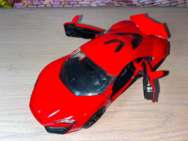 1:24 Fast & Furious Lykan Hypersport Diecast By JADA No Box
