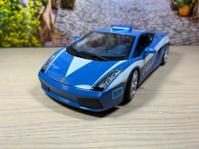 1:18 Lamborghini Gallardo Polizia Police car diecast car NO BOX