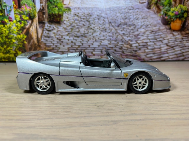 1:24 Made in Italy 1995 Ferrari F50 diecast Model car No Box - photo 3