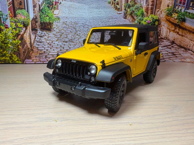 1:18 Brand New 2014 Jeep Wrangler Willys diecast Model car