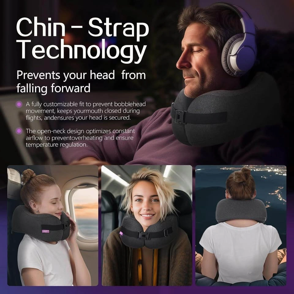 CSJT Travel Pillow with Chin-Strap Technology - photo 4