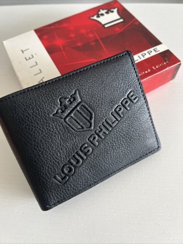 Leather Wallet - Black Bi-fold
