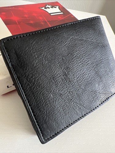 Leather Wallet - Black Bi-fold - photo 3
