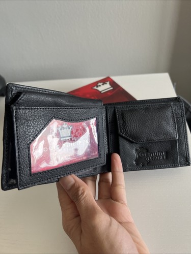 Leather Wallet - Black Bi-fold - photo 4