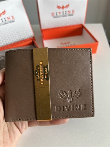 Men’s Leather Wallet Bi-fold TAN - photo 2