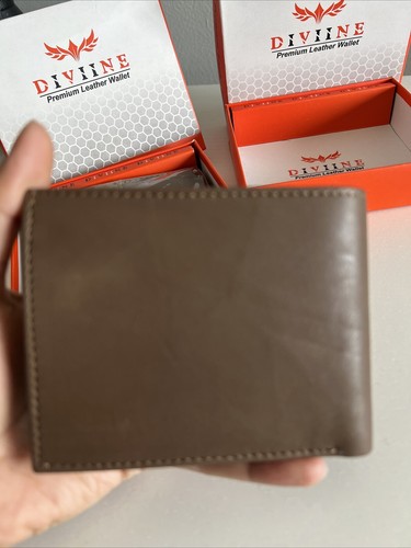 Men’s Leather Wallet Bi-fold TAN - photo 3